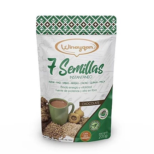 [7758117000255] Ekhus 7 Semillas Chocolate Winayqan 200 gr
