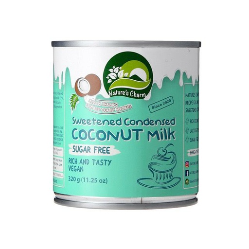 [093856994739] Natures Charm Leche Condensada Coco Sin Azucar 320 gr