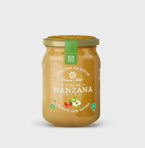 [7758315000279] Crema & Nata Puré de Manzana 330 gr