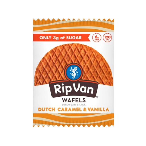 [856282003013] Rip Van Wafels Dutch Caramel & Vanilla 33 gr