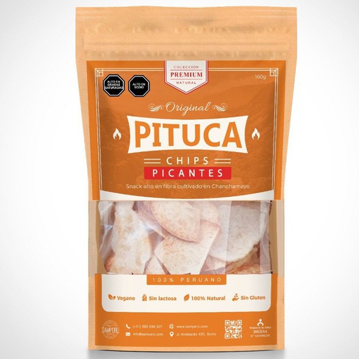 [788115736976] Pituca Chips Picantel Bolsa G/Free 160gr