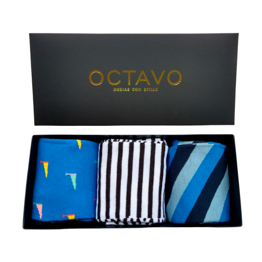 [45091] Octavo 3 pack de Medias Casual Algodón