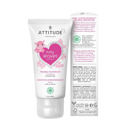 [626232167214] Attitude Pasta Dientes Baby Strawberry 75 gr
