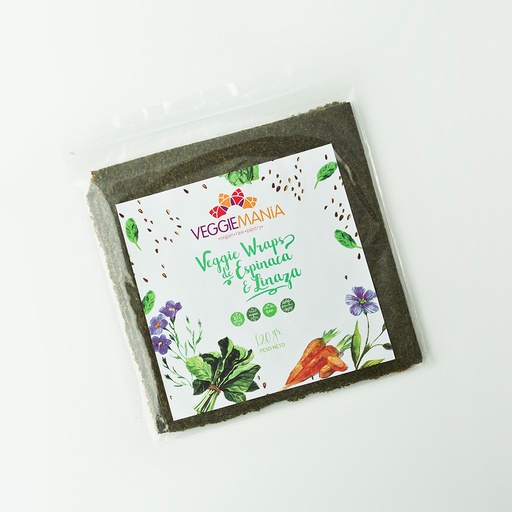 [7758826000072] VeggieMania Wraps Espinaca Linaza 5 Und