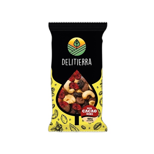 [7759834000160] Delitierra Mix Cacao Nibs 150 gr