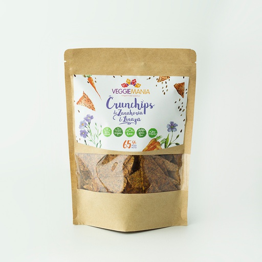 [7758826000096] VeggieMania Crunchips Zanahoria 65 gr