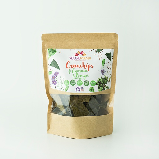 [7758826000102] VeggieMania Crunchips Espinaca 65 gr