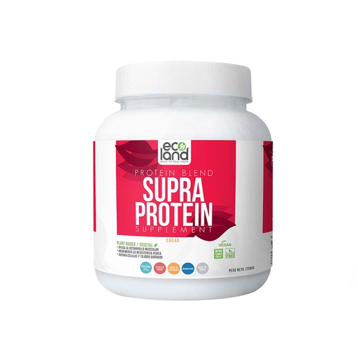 [0730792994156] Ecoland Supra Protein Cacao Pomo 1200 Gr