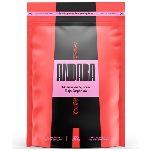 [7759995000061] Andara Quinua roja orgánica 250 gr