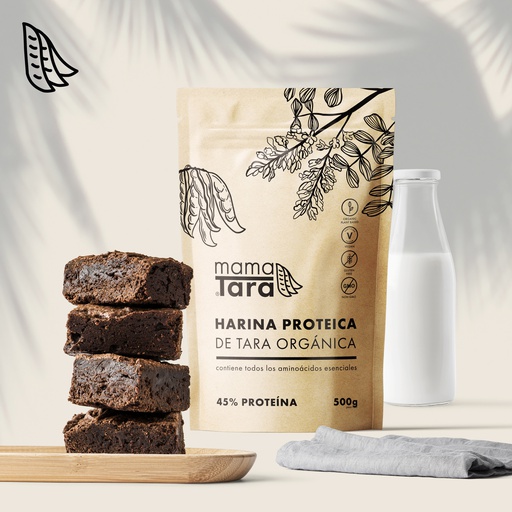 [737186773267] MamaTara Harina Proteica de Tara Orgánica 500gr