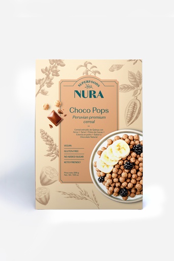 [7755675000130] Nura Cereal Choco Pops 200 gr
