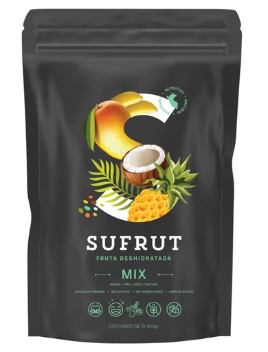 [7750431120039] Sufrut Piña Deshidratada 400 gr (copiar)