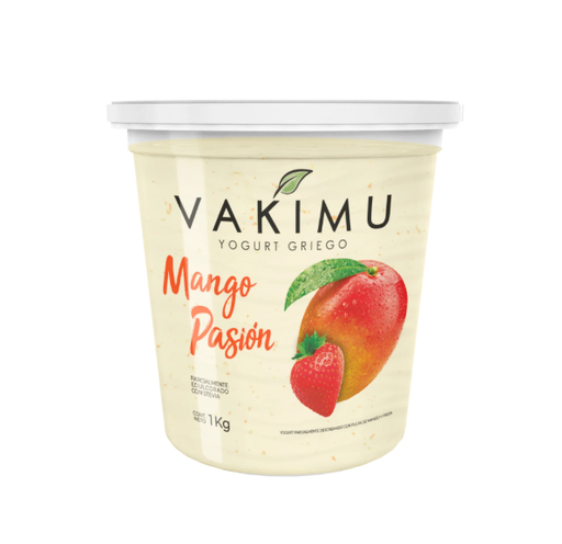 [7756305001008] Vakimu Yogurt Griego Mango Pasion 1 kg
