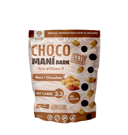[781100167663] Kausana Choco Mani Dark 130 gr
