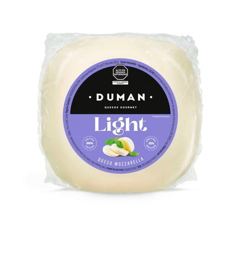 [7758759000330] Duman Queso Mozzarella Light Bola 200 gr