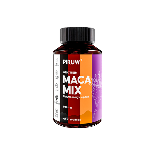 [709081090244] Piruw Maca Mix Capsulas 100 Und