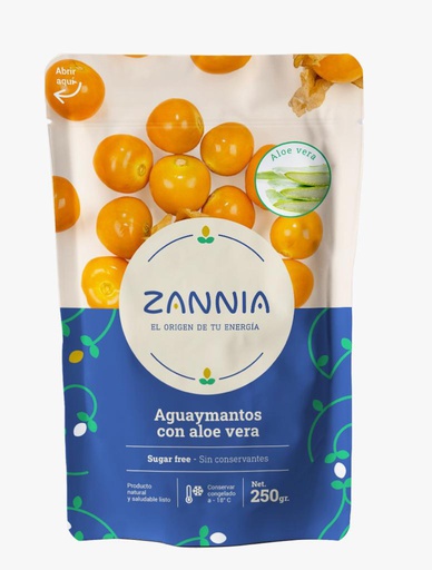 [7750028000010] Zannia Aguaymanto Congelado con Aloe Vera 380 gr