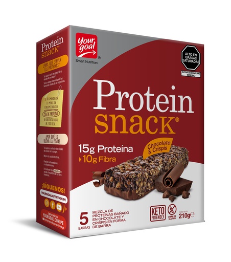 [7804609252302] Protein Snack Chocolate & Crispis Caja 5 Und
