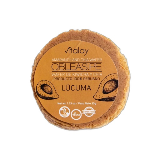[7750441330084] Vitalay Obleas de Lucuma 15 gr