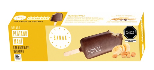 [7758464000434] Sanua Paleta Platano Chocolate 85 gr