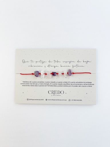 [451564] Credo Tobillera 7 Cuarzos 18gr