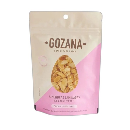 [7757497000350] Gozana Almendras Laminadas Miel 70 gr