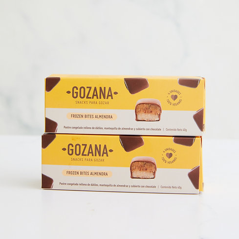 [7757497000442] Gozana Frozen Bites Almendras 40gr