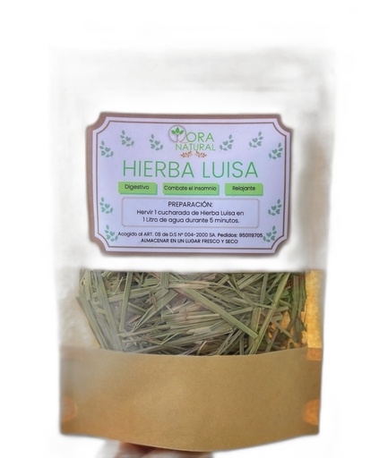 [5100300385] Qora Natural Hierba Luisa 45 gr