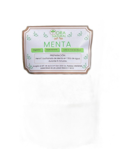 [5100300375] Qora Natural Menta 35 gr