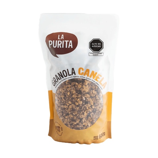 [761862469120] La Purita Granola Canela 600 gr
