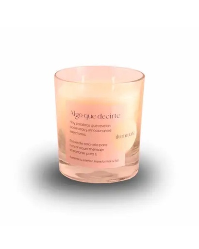 [LM-ALG0013] Illuminé Vela Algo Que Decirte Lavanda Pequeña