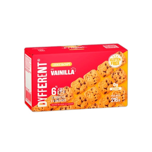 [7757050001251] Dyfferent Cookies & Chips Vainilla 216 gr