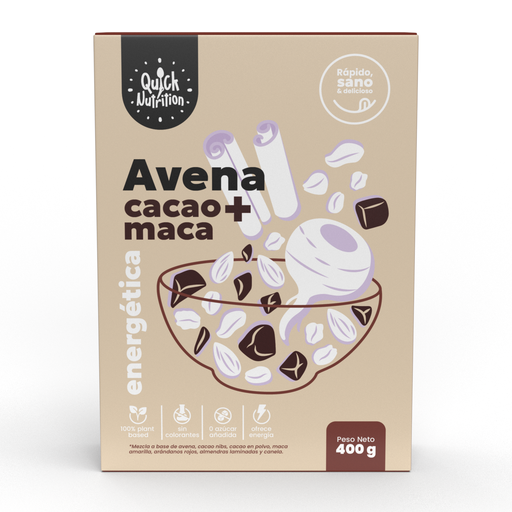 [737186969196] Quick Nutrition Avena Cacao 400gr