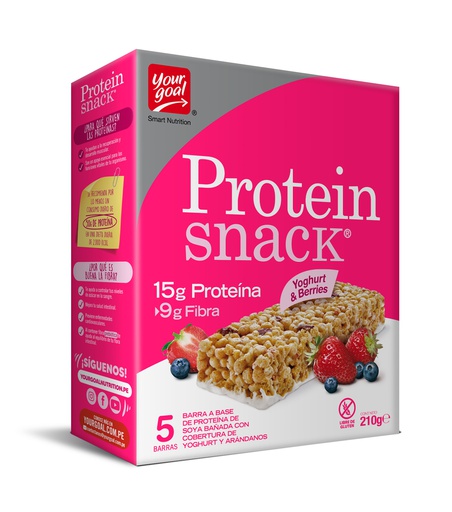 [7804609254009] Protein Snack Berries & White Glaze 5 Und