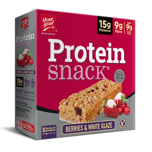 [7804609254009] Protein Snack Berries & White Glaze 5 Und