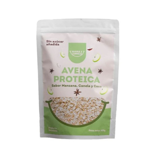 [745853453343] Avena & Canela Avena Proteica Manzana 455gr