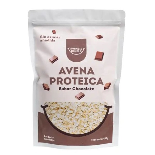 [745853453336] Avena & Canela Avena Proteica Chocolate 455gr