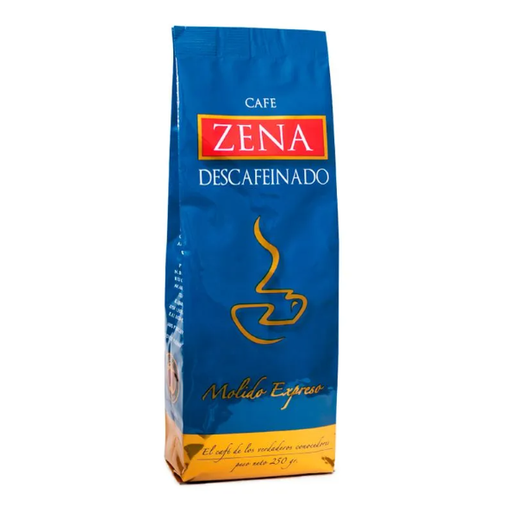 [7755811215398] Café Zena Descafeinado Molido Espresso 250gr