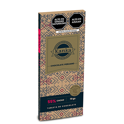 [7757689000168] Kanka Chocolate 55% Cacao 70gr