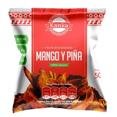 [7757689000038] Kanka Deshidratado Mango Y Piña 50gr