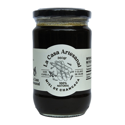 [7750478040635] La Casa Artesanal Miel De Chancaca 360 Gr