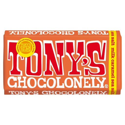 [8717677336654] Tony's Chocolonely Caramel & Sea Salt 180 gr