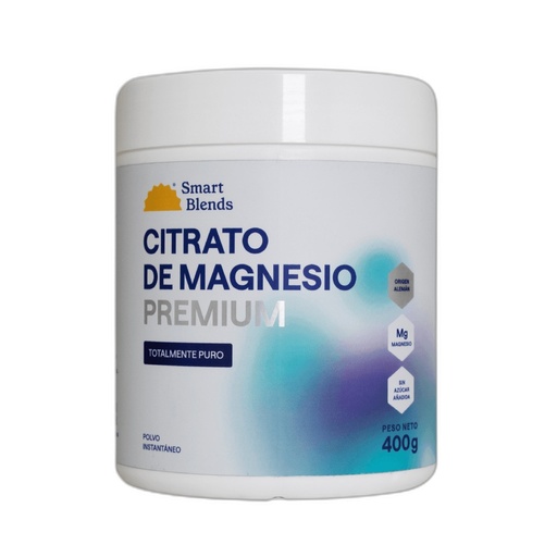 [7759283000216] Smart Blends Citrato de Magnesio Premium 400 gr