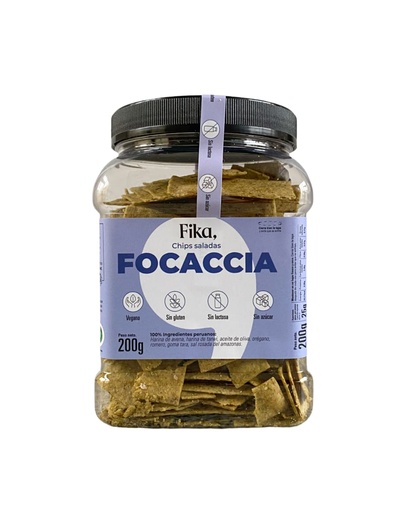 [0731416380713] Fika Chips Focaccia 250 gr