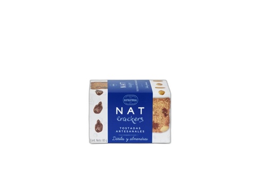 [7804666810088] Nat Crackers Tostadas Datiles Almendras 80 gr
