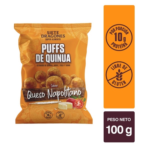 [7759447000564] Siete Dragones Puff Queso Napolitano 100gr