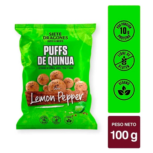[7759447000502] Siete Dragones Puff Lemon Pepper 100gr