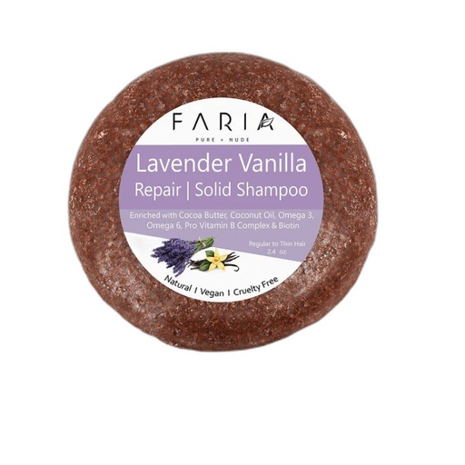 [736372859242] Faria Shampoo Lavender Vanilla 65 gr