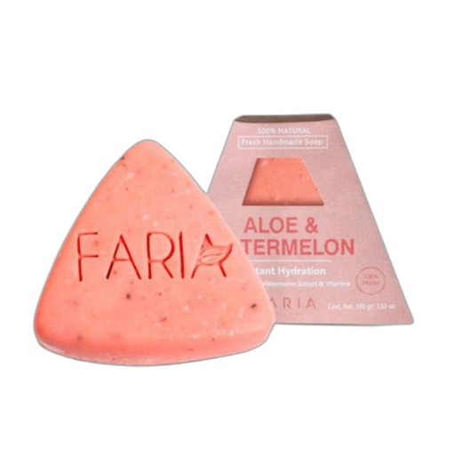 [736372858993] Faria Jabon Facial Aloe & Watermelon 100 gr