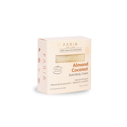 [736372858924] Faria Crema Solida Almond Coconut 75 gr